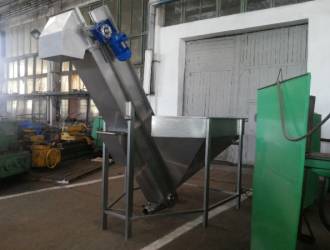 V-AD334  Приемный бункер для опрокидывателя контейнеров с выгрузочным тр-ром